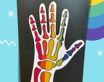 Pride card - LGBTQI - rainbow