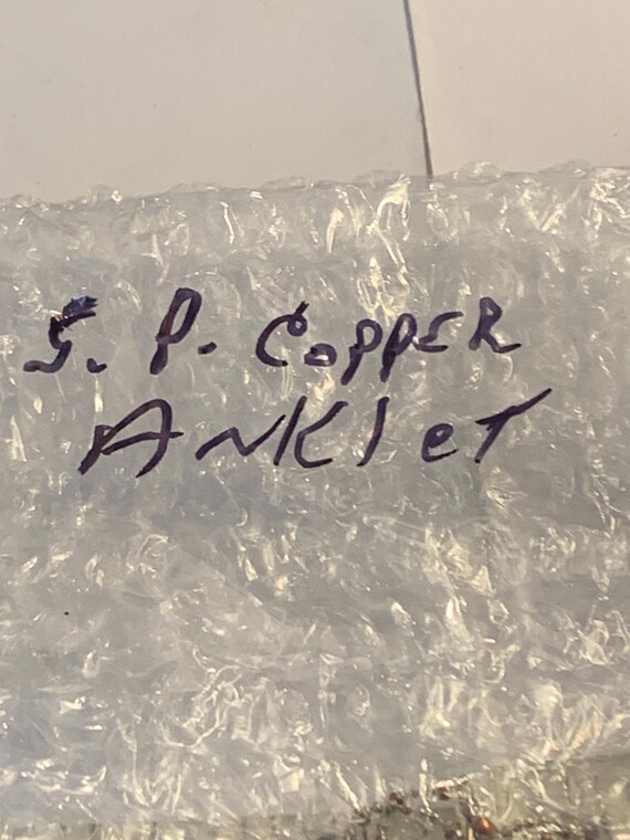 Silver Plated Copper Anklet - image 4