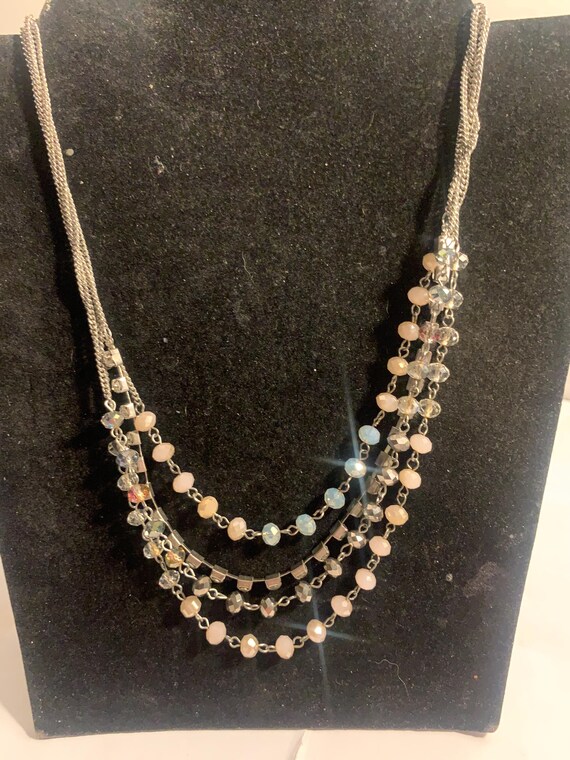 Layered Multi Beaded Necklace - image 2