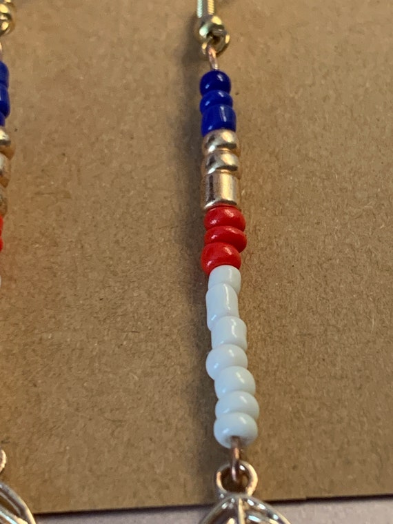 Dangling Gold Leaf Earrings - image 2