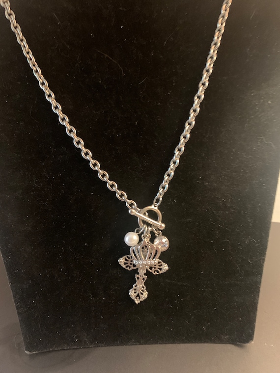 SILVERTONE TOGGLE PENDANT - image 2