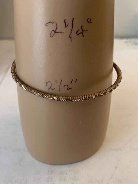 Two Tone Stackable Bangle - image 1