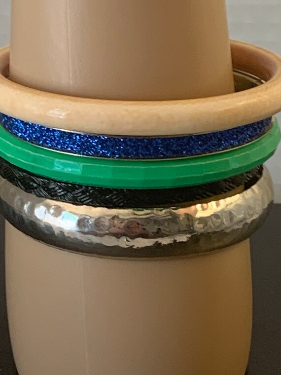 4 WIDE STACKABLE BANGLES - image 2