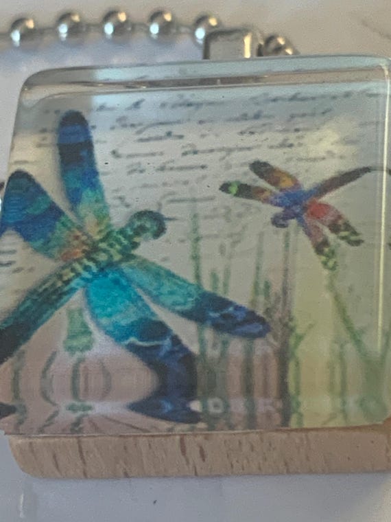 Dragonfly Scrabble Pendant - image 7