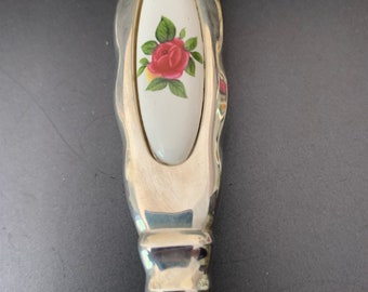 Royal Daulton Silver Plated Rose Design Cake Knife