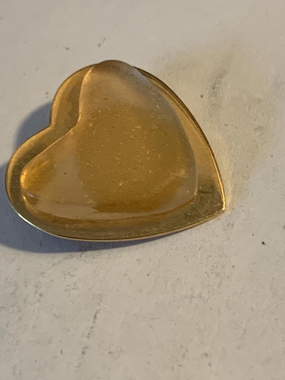 Translucent Heart Brooch - image 5
