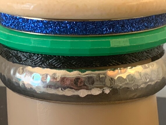 4 WIDE STACKABLE BANGLES - image 3