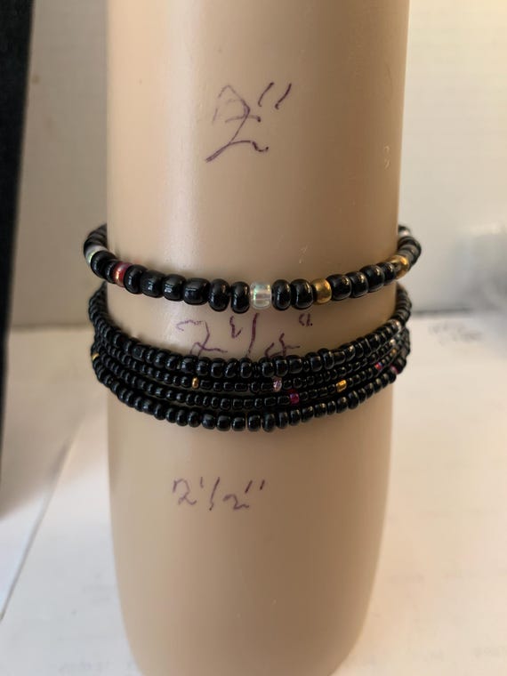 5 Beaded Stretch Bracelets - image 3