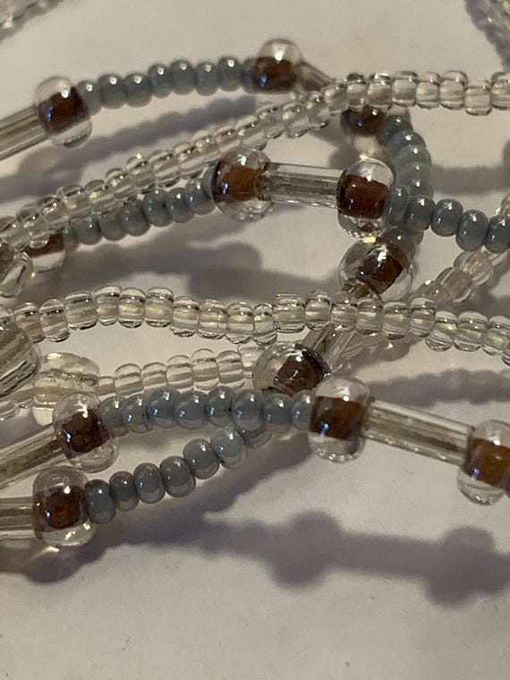 Two Stranded Beaded Necklace - image 6