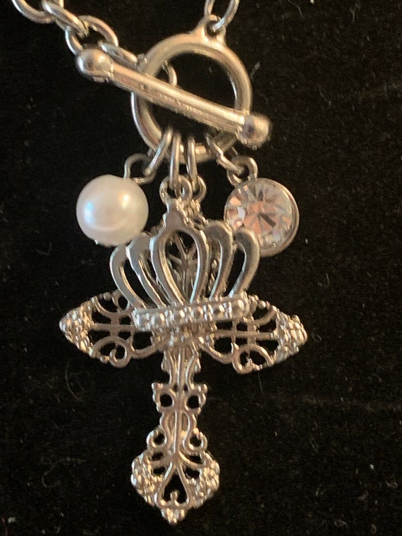 SILVERTONE TOGGLE PENDANT - image 3