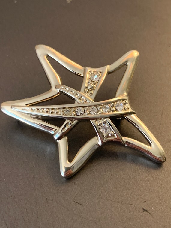 RHINESTONE SHOOTING STAR Brooch - image 2