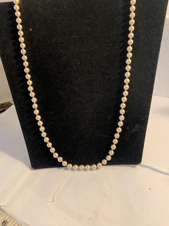 Simulated Pearl Necklace by Marvella