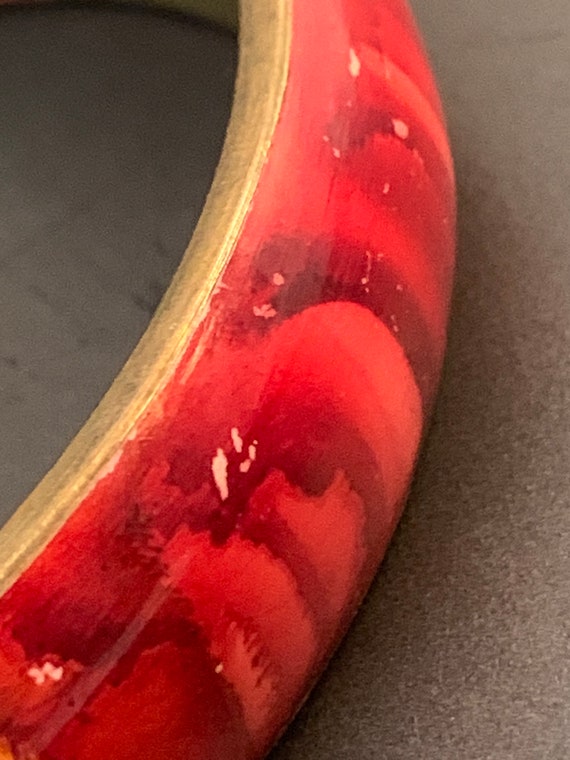 MULTiCOLORED ENAMEL BRASS Bangle - image 6
