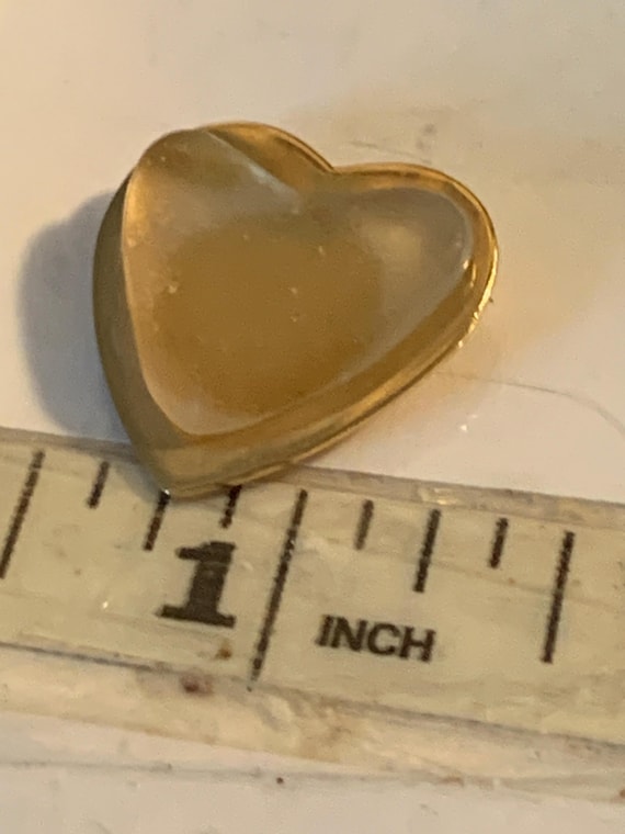 Translucent Heart Brooch - image 4