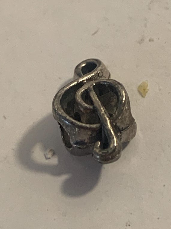 Silvertone Musical Note Charm - image 3