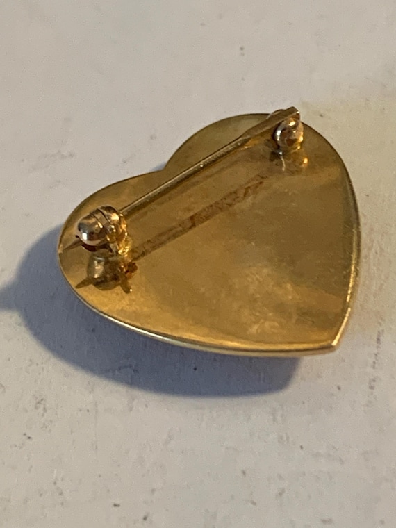 Translucent Heart Brooch - image 2
