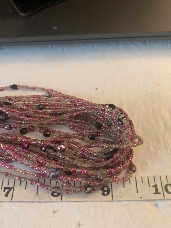 MULTISTRAND SEED BEADED Necklace - image 3
