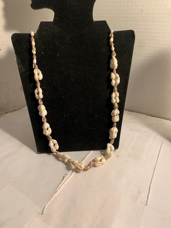 32 inch Shell Cluster Necklace - image 1