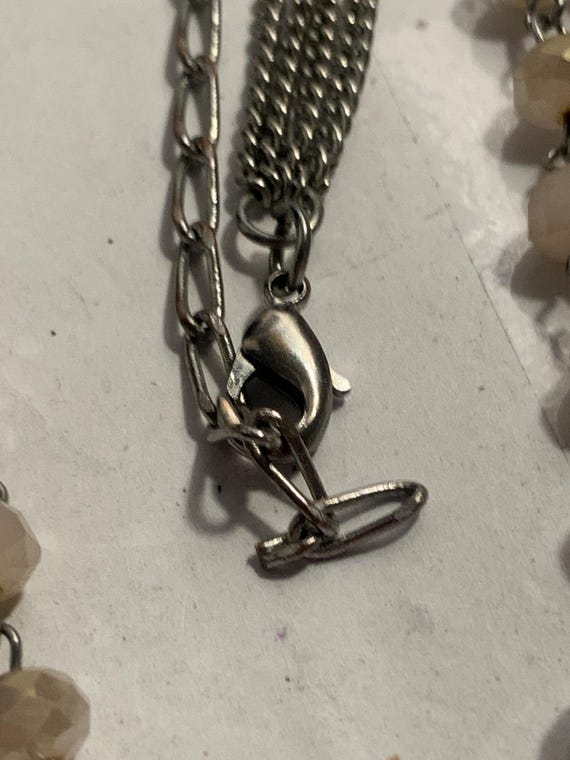 Layered Multi Beaded Necklace - image 5