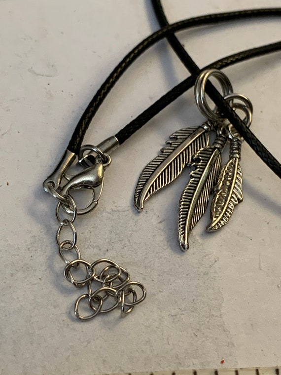 Feather Pendant Sterling Silver Large Feather Pendant Native