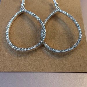 BRINCOS DE Argola de Strass