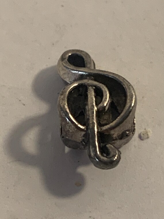 Silvertone Musical Note Charm - image 5