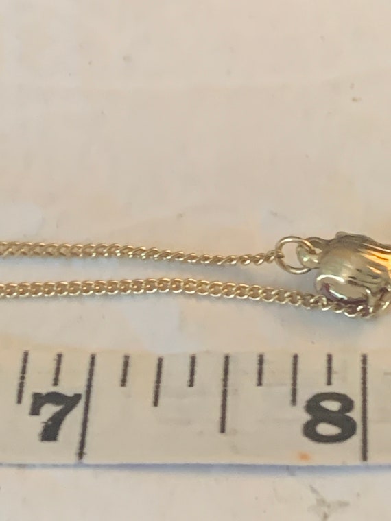 RUBY RHINESTONE GOLD Pendant - image 4