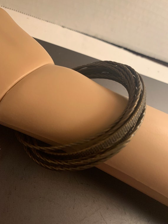 SILVERTONE STACKABLE BRACELETS - image 2