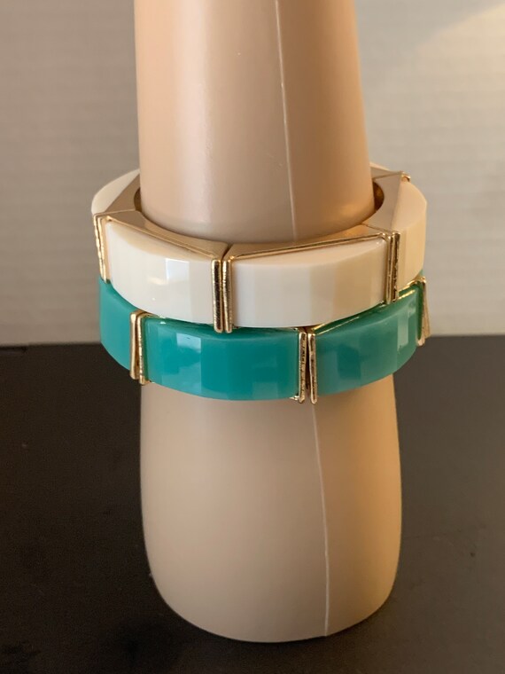 2 PiECE THiCK STACKABLE BRACELETS by BEBE - image 1