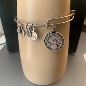 Alex and Ani Adjustable Irish Charm Bracelet