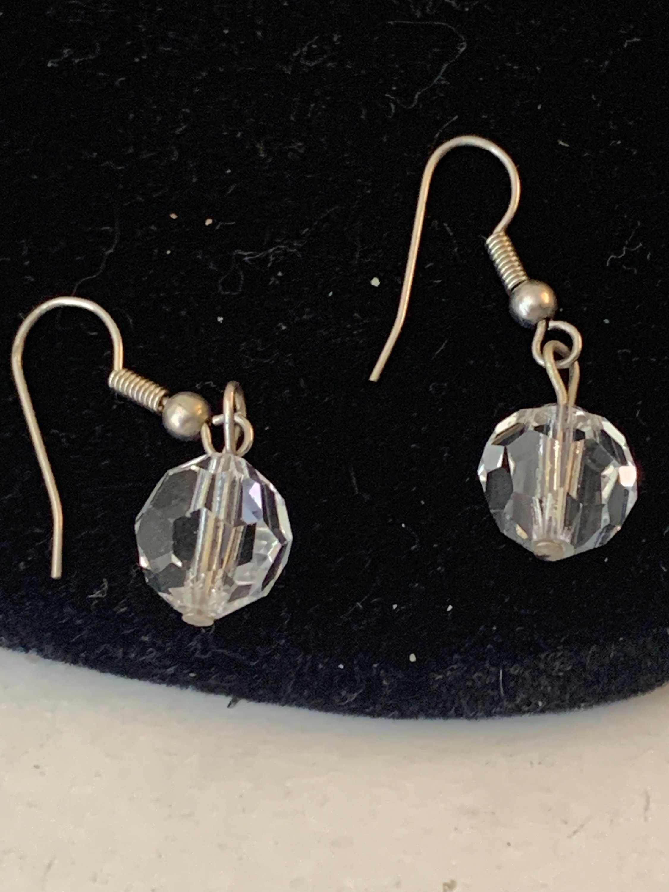 Clear Rhinestone Earring - Etsy