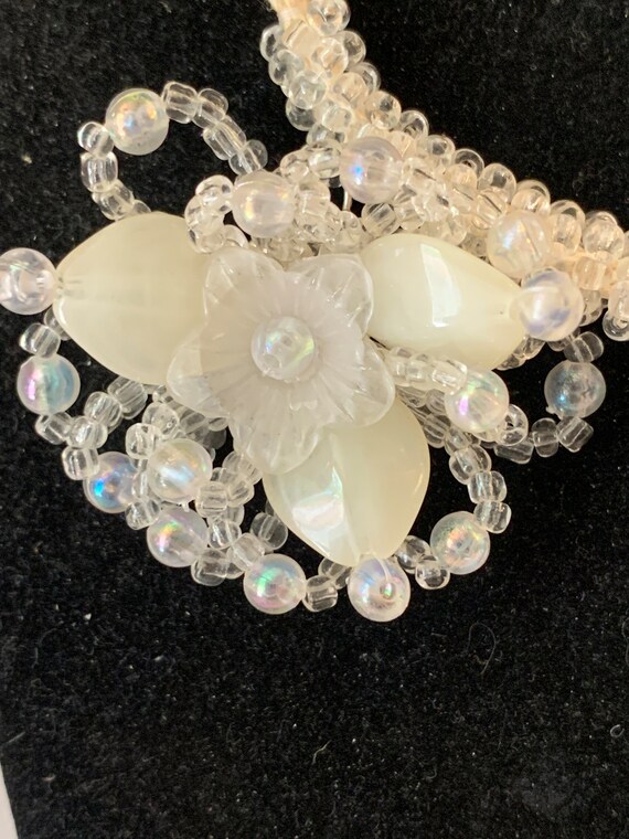 CRYSTAL FLOWER NECKLACE - image 3