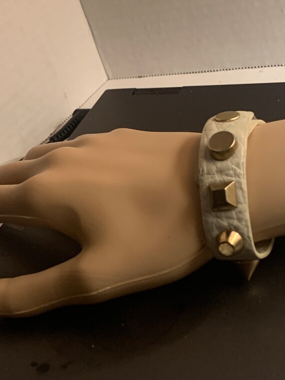 RUBBER STUDED SNAPBRACELET - image 4