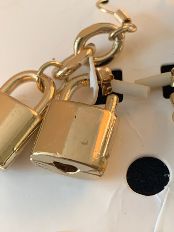 COMBINATION LOCK EARRINGS - image 3