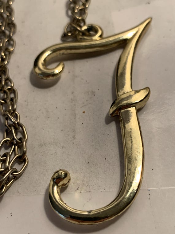 G.P. Scripted Initial J Pendant - image 4