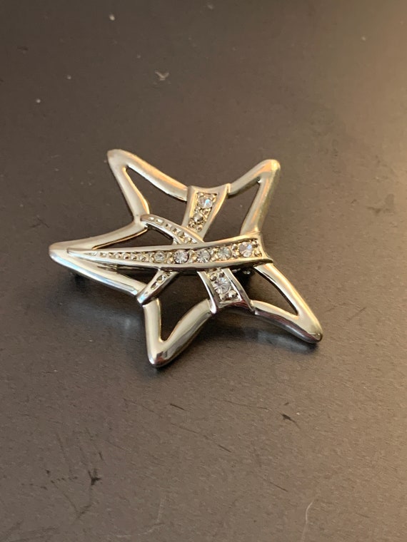 RHINESTONE SHOOTING STAR Brooch - image 1