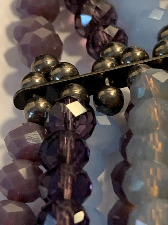 Layered Multi Strand Multi Colored Statement Bib … - image 10