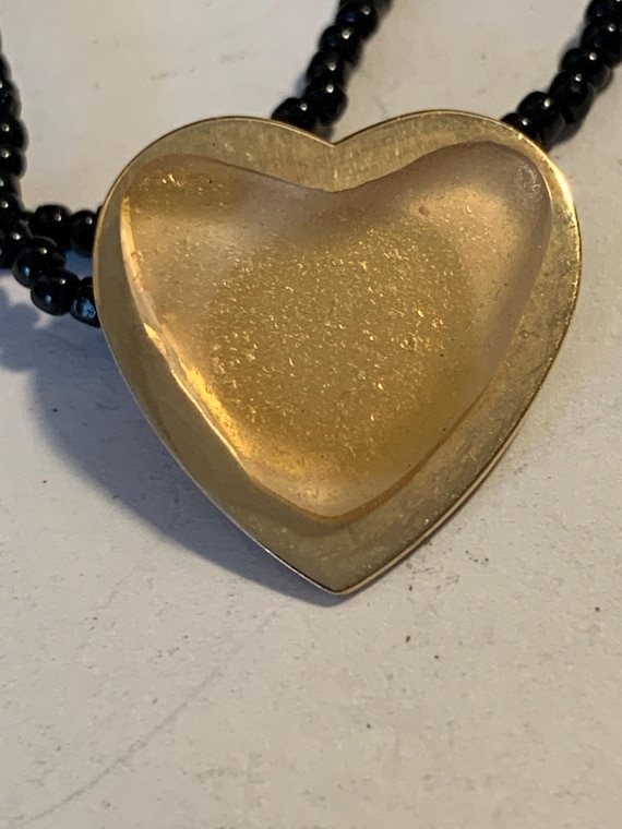 Translucent Heart Brooch - image 6