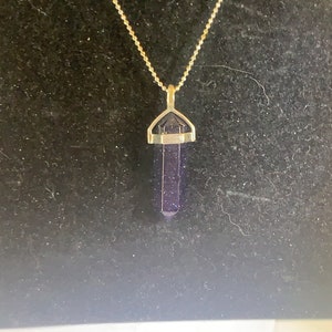 Blue Crystal Pendant