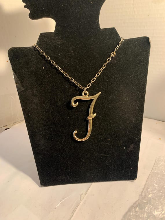 G.P. Scripted Initial J Pendant - image 1