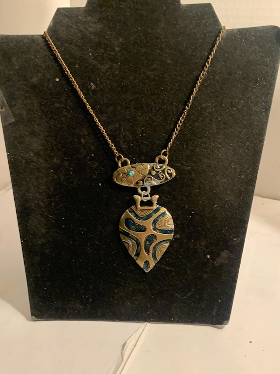 Ethiopia Egyptian Handcrafted Metal Necklace Pendant