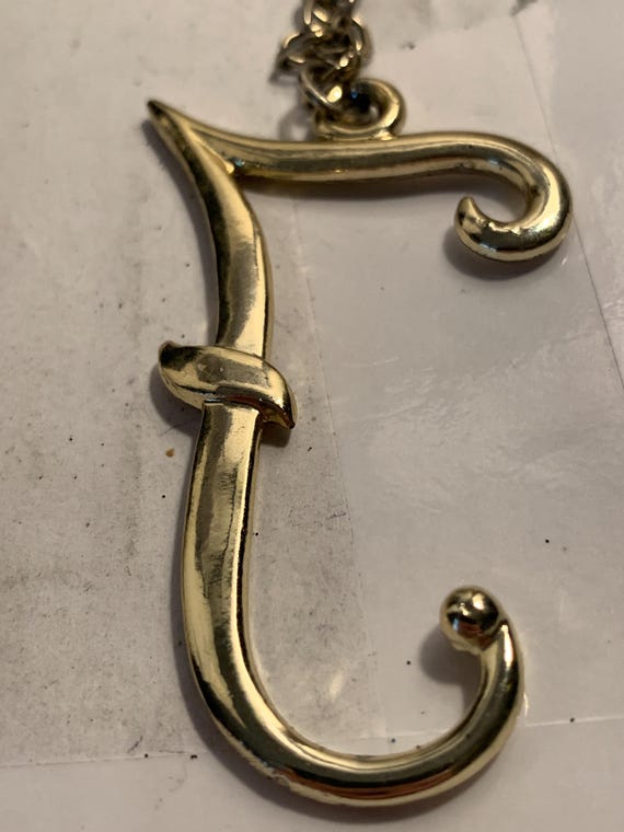 G.P. Scripted Initial J Pendant - image 5