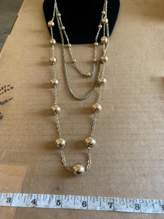 Goldtone Layered Necklace