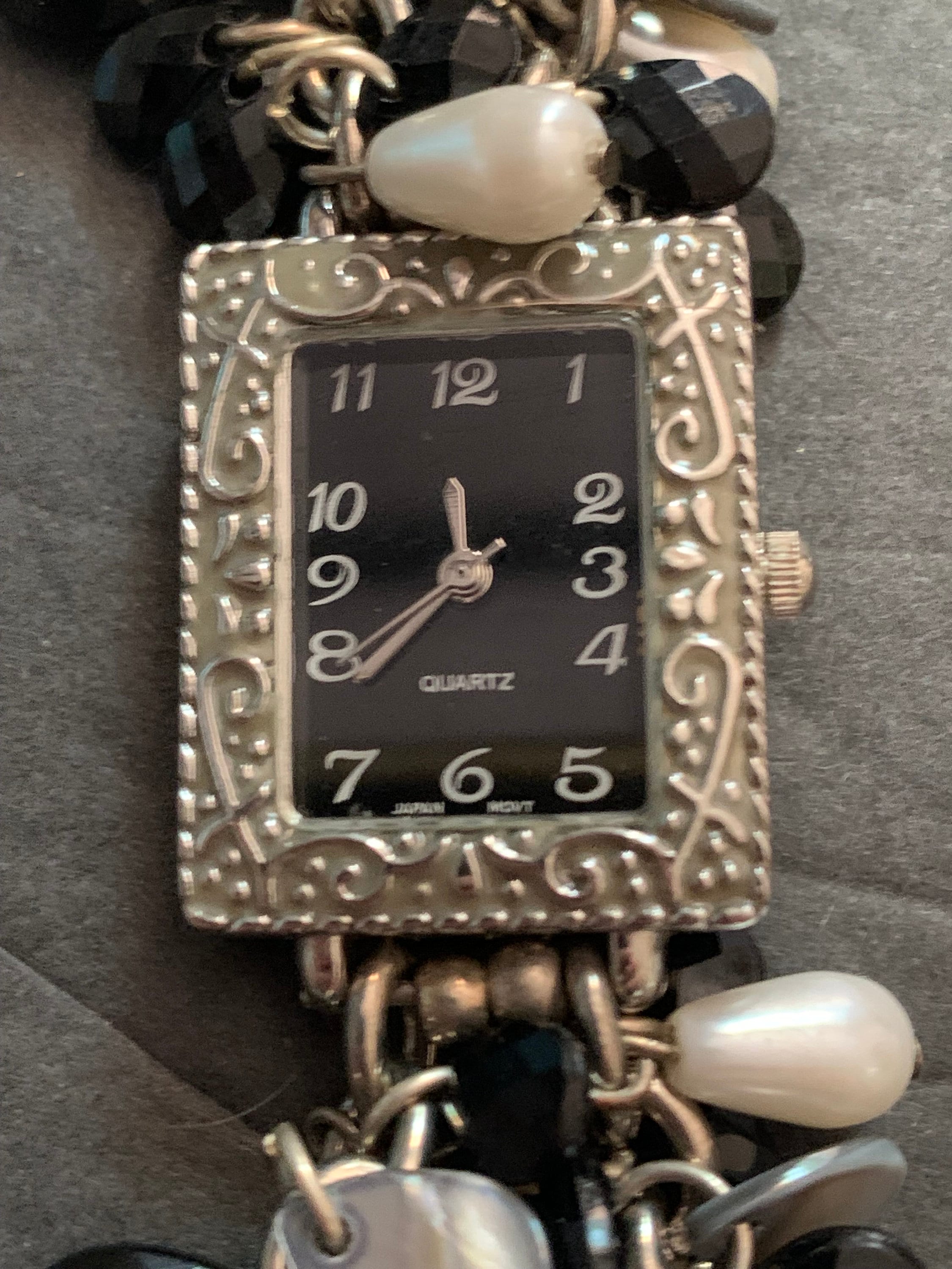 Pre-owned Quartz beaded watch Vintage Beaded Watch - Etsy main image 2