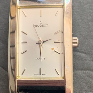 Peugeot Men's Watch Gold Bracelet Day Date and Gold Dial - Peugeot Watches