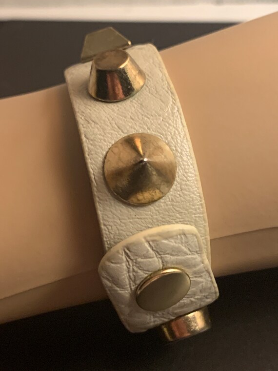 RUBBER STUDED SNAPBRACELET - image 2