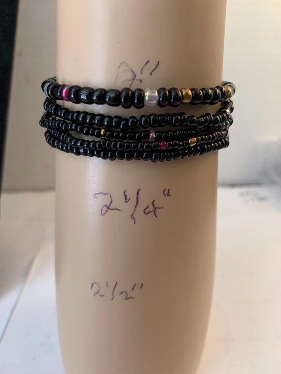 5 Beaded Stretch Bracelets - image 2