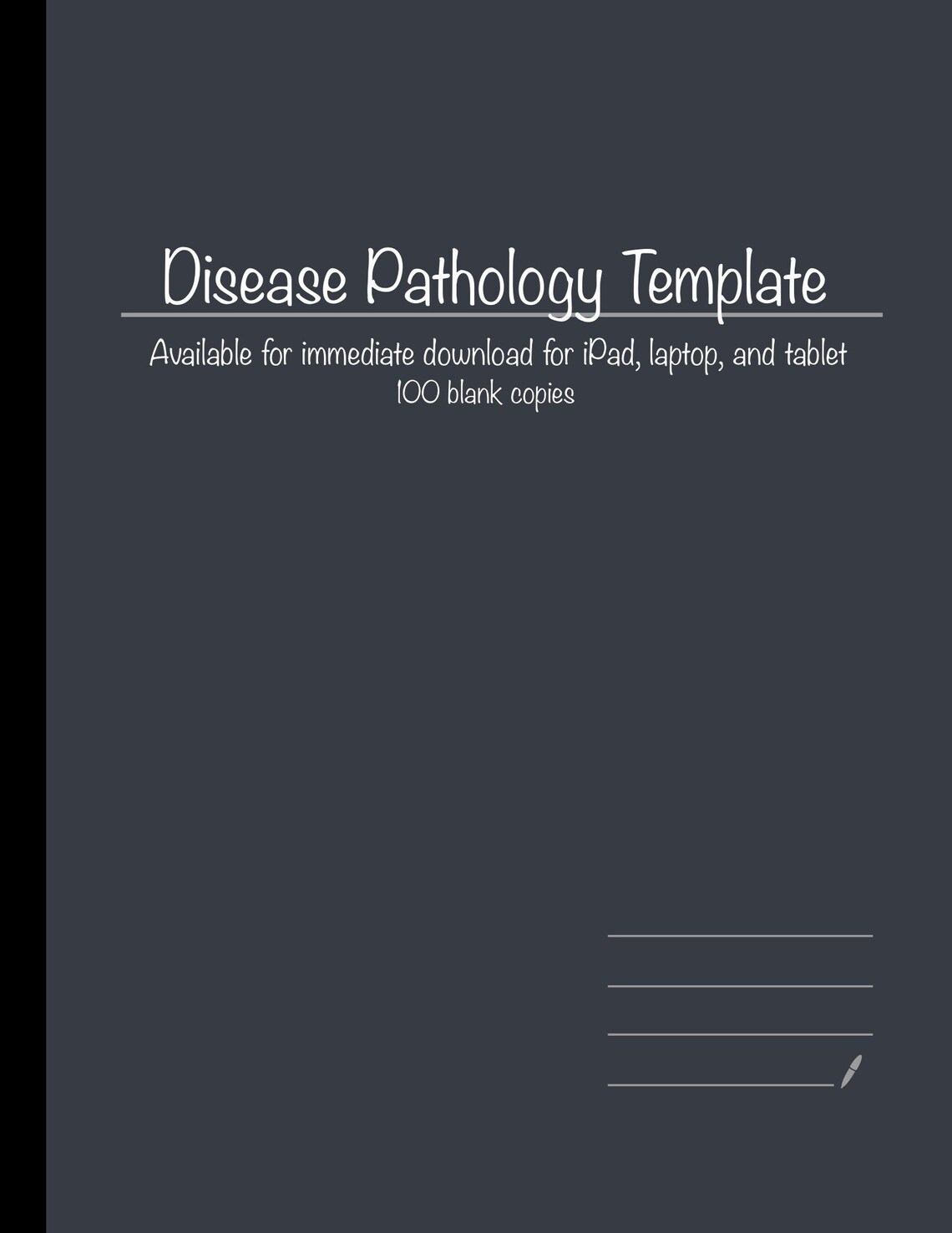 Disease Pathology Template Etsy