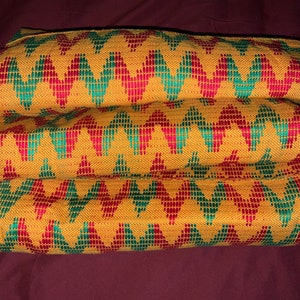 Handcrafted Ghanaian Kente Cloth