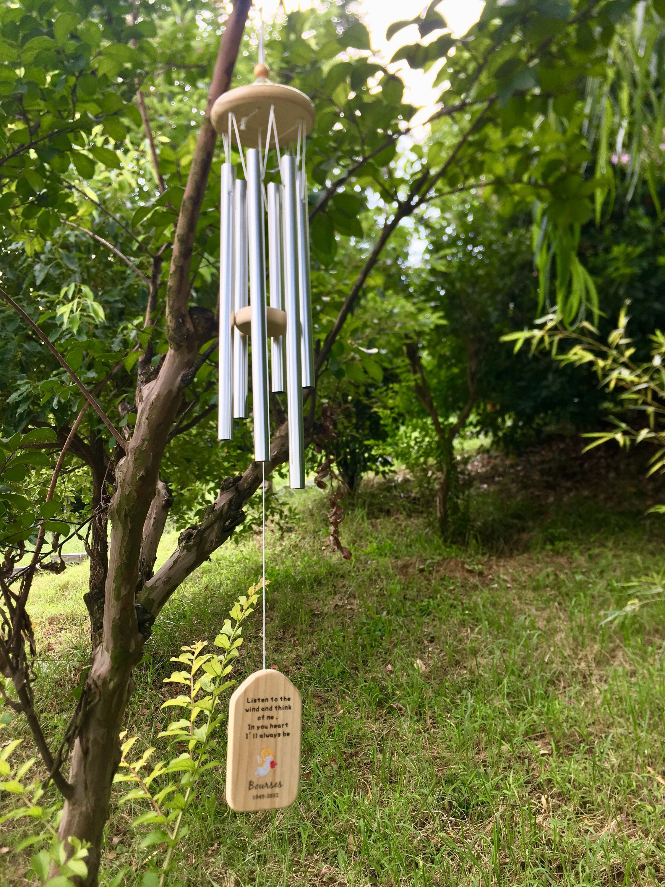 Angels Protect you & Unique Wind Chimes | Memorial Wind Chime sold by ...